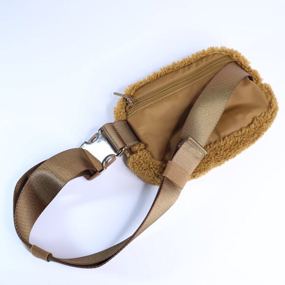 LULULEMON 1L Fleece Everywhere Belt Bag Burnt Caramel Shoulder Crossbody - Picture 2 of 4